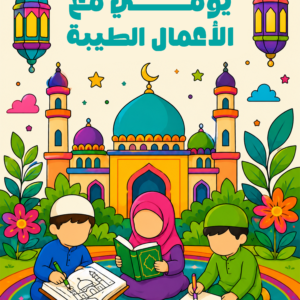 كتاب تلوين "يومي مع الاعمال الطيبه "