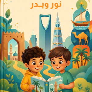 كتاب تلوين "مغامرات نور وبدر"
