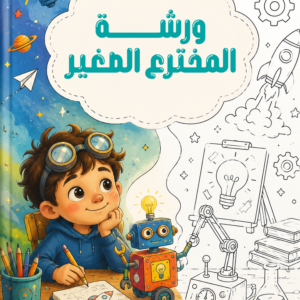 كتاب تلوين ورشه المخترع الصغير "